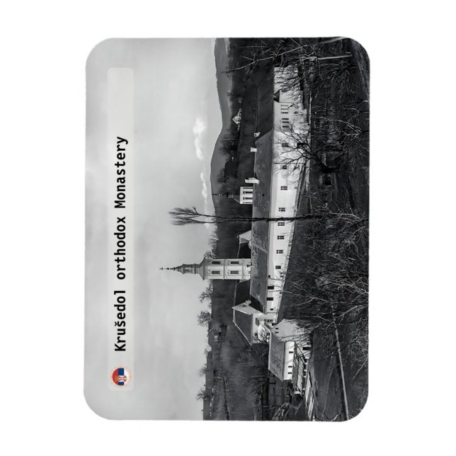 SERBIAN MONASTERIES - Krušedol Monastery 1906 Magnet (Vertical)