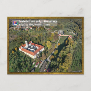 SERBIAN MONASTERIES - Krušedol  Monastery  Postcard