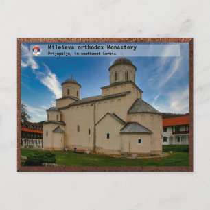SERBIAN MONASTERIES - Mileševa orthodox Monastery Postcard