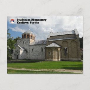 SERBIAN MONASTERIES - Studenica Monastery Holiday Postcard