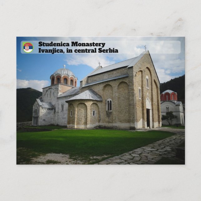 SERBIAN MONASTERIES - Studenica Monastery Postcard (Front)