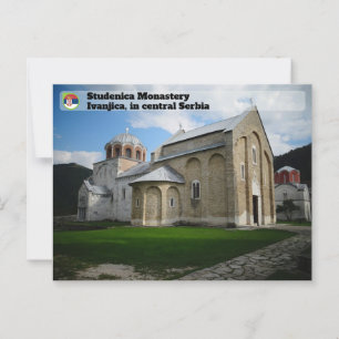 SERBIAN MONASTERIES - Studenica Monastery Postcard