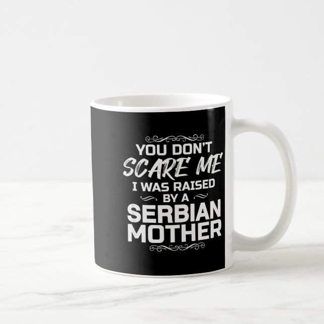 Serbian Mother Funny Christmas Birthday  Coffee Mug (Right)