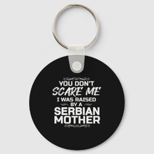 Serbian Mother Funny Christmas Birthday  Key Ring