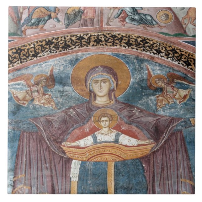 Serbian Orthodox Church, and a UNESCO site, 2 Tile (Front)