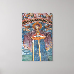 Serbian Orthodox Church, and a UNESCO site, Canvas Print