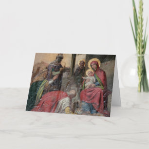 Serbian Orthodox icongraphy at Valjevo Church. - Card