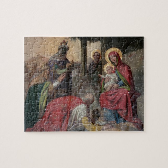 Serbian Orthodox icongraphy at Valjevo Church. - Jigsaw Puzzle (Horizontal)