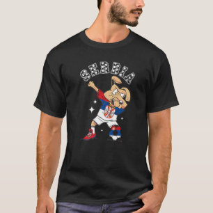 Serbian Soccer Team Dog Serbian Flag Serbian Roots T-Shirt