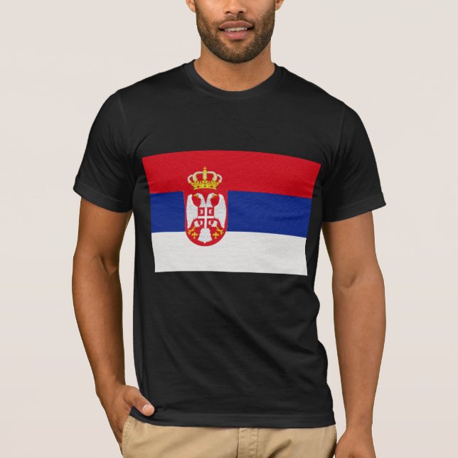 Serbia's Flag T-Shirt (Front)