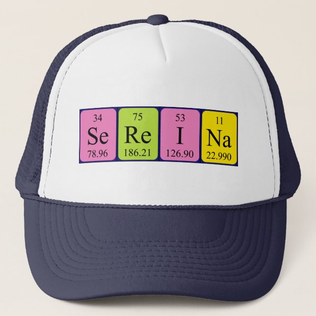 Sereina periodic table name hat (Front)