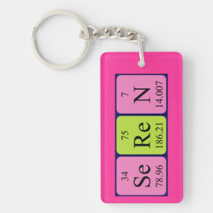 Seren periodic table name keyring