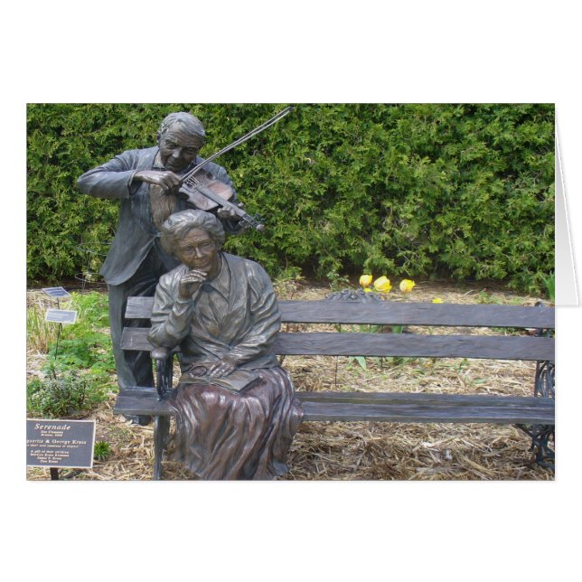 Serenade Elderly Couple Botanical Garden (Front Horizontal)