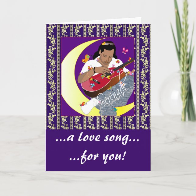 Serenade - Greeting, Note Card (Front)