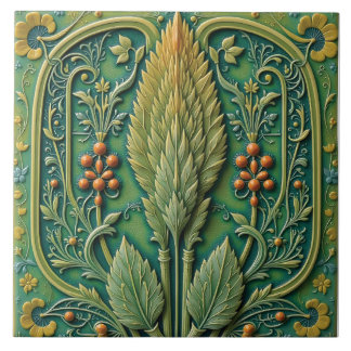 Serenade of Stem and Leaf Tile