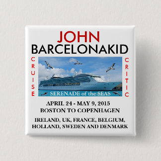 Serenade of the Seas Name Tag Button