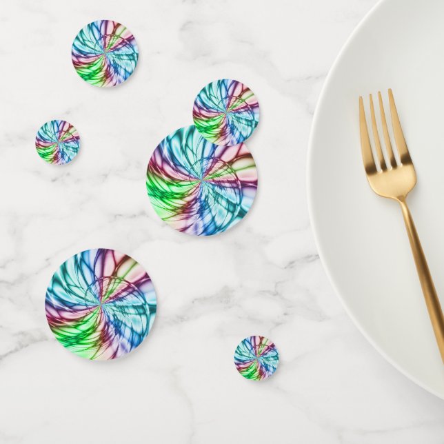 Serendipity | Multicolor Fractal Art Confetti (Group)