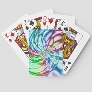 Serendipity   Multicolor Fractal Art Playing Cards