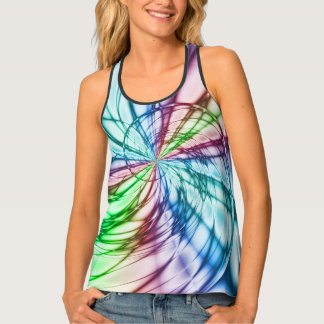Serendipity | Multicolor Fractal Art Singlet