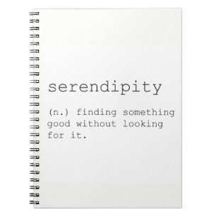 Serendipity notebook