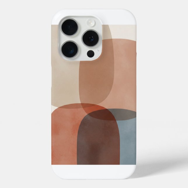  Serene Abstract Geometric Print Case-Mate iPhone Case (Back)