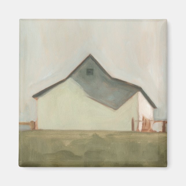 Serene Barn - Off-White Magnet (Front)