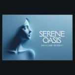 Serene Beauty Skincare, Massage, Spa Flyer<br><div class="desc">Elevate your professional presence with our tranquil flyer template, gracefully featuring the side image of a woman's face set within soothing blue hues. To the right of this serene image, there's space for personalised text, allowing customisation with your name or business name. Ideal for spas, estheticians, beauty businesses, skincare brands,...</div>