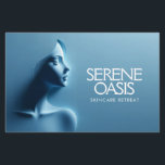 Serene Beauty Skincare, Massage, Spa Flyer<br><div class="desc">Elevate your professional presence with our tranquil flyer template, gracefully featuring the side image of a woman's face set within soothing blue hues. To the right of this serene image, there's space for personalised text, allowing customisation with your name or business name. Ideal for spas, estheticians, beauty businesses, skincare brands,...</div>