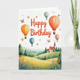 Serene Birthday Hills Card