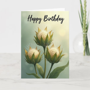 Serene Bloom Birthday Card