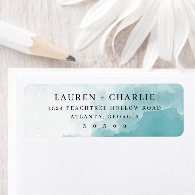 Serene Blue Watercolor (Insitu)