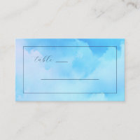 Serene Blue Watercolor