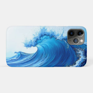 Serene Blue Wave Splashes Case-Mate iPhone Case