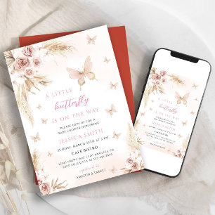 Serene Boho Baby Shower Invitation