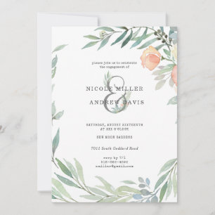 Serene Botanical   Wild Meadow Engagement Party