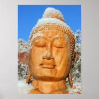 Serene Buddha face