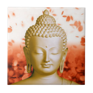 Serene Buddha tile