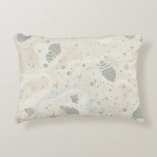Serene Coastal Tidepool Decorative Cushion
