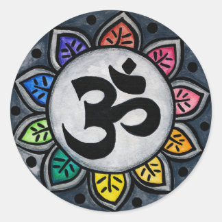 Serene Colour Classic Round Sticker