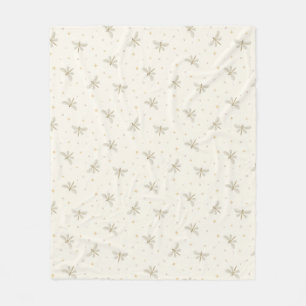 Serene Dragonflies Fleece Blanket