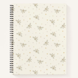 Serene Dragonflies Spiral Notebook