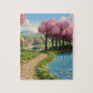 Serene Escape: Beautiful Nature Landscape Jigsaw Puzzle