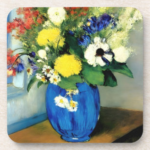 Serene Flower Vase Artwork Coaster