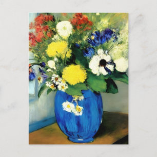 Serene Flower Vase Artwork Postcard