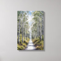 Serene Forest Path – Tranquil Nature Landscape Art