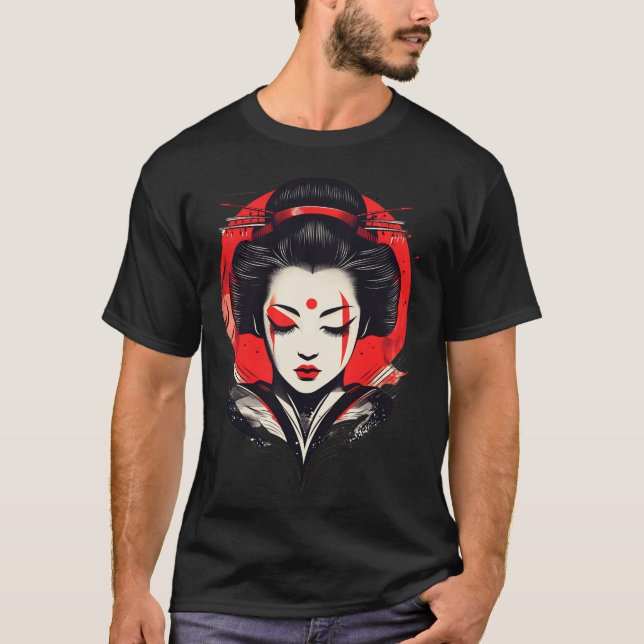 Serene Geisha Essence T-Shirt (Front)