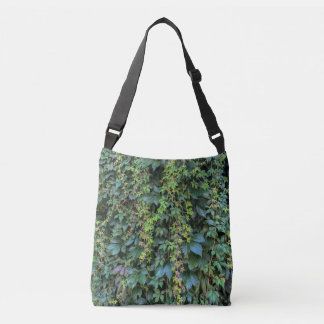 Serene Green Ivy Wall Hanging Vines Plant Leaves Crossbody Bag