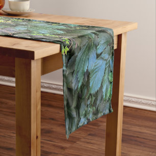 Serene Green Ivy Wall Hanging Vines Plant Leaves Short Table Runner