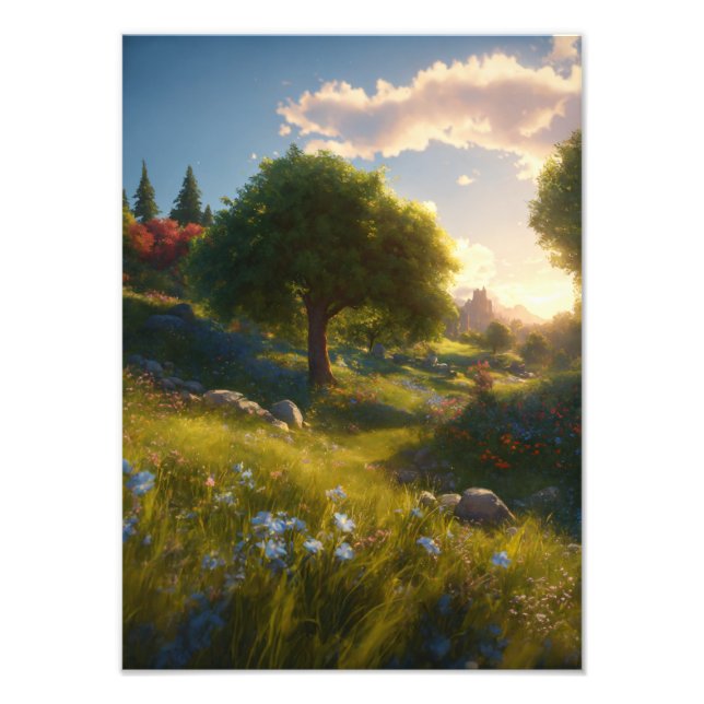 Serene Horizon Photo Print (Front)