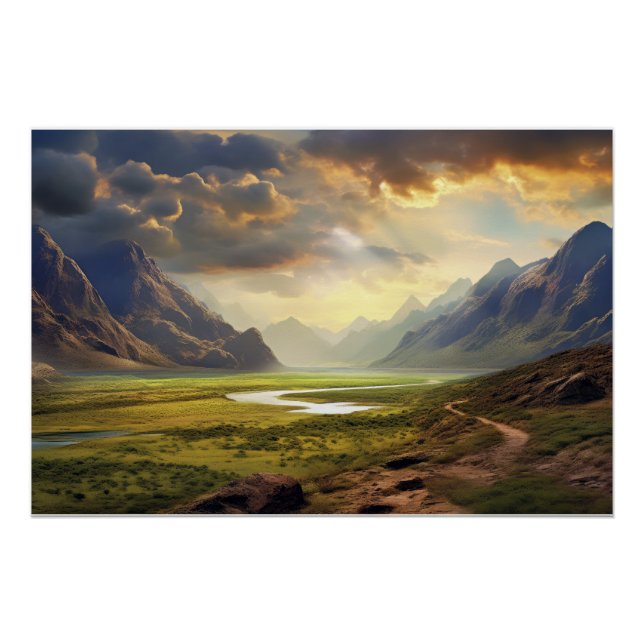 Serene Horizon Poster (Front)